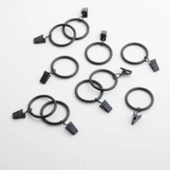 Anneau-pince ALMA Noir Mat