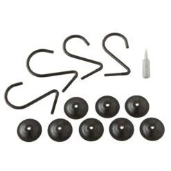 Anneaux-fix ALMA Noir Mat