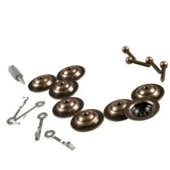 Attache-fix ALMA Laiton -Maison Linge Magasin attache fix ALMA 001943 OR 5