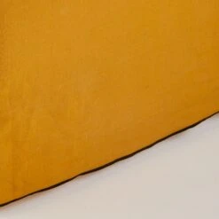 Cache Sommier CARLINA Ocre Et Bourdon Noir -Maison Linge Magasin cache sommier CARLINA 006454 J18G 6