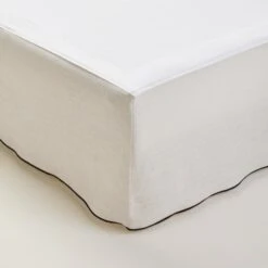 Cache Sommier CARLINA Calcaire Et Bourdon Noir -Maison Linge Magasin cache sommier CARLINA 006454 N2G 4