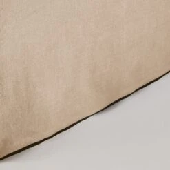 Cache Sommier CARLINA Sable Et Bourdon Noir -Maison Linge Magasin cache sommier CARLINA 006454 N4G 6