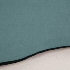 Cache Sommier CARLINA Vert De Gris Et Bourdon Noir 9 Cache Sommier CARLINA Vert De Gris Et Bourdon Noir -Maison Linge Magasin cache sommier CARLINA 006454 V4G 6