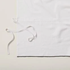 Cache Sommier CARLINA Blanc Pur Et Bourdon Noir -Maison Linge Magasin cache sommier CARLINA 006454 WG 5