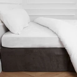 Cache Sommier MONTANA Gris 8 Cache Sommier MONTANA Gris -Maison Linge Magasin cache sommier MONTANA 001291 G9 1