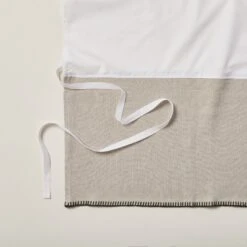 Cache Sommier NINO Ficelle Et Feston Noir -Maison Linge Magasin cache sommier NINO 007697 N4FG 5