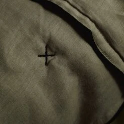 Couvre-lit Matelassé CARLINA Kaki Grisé Et Bourdon Noir -Maison Linge Magasin couvre lit matelasse CARLINA 006499 GVG 6