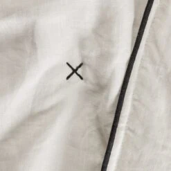 Couvre-lit Matelassé CARLINA Calcaire Et Bourdon Noir -Maison Linge Magasin couvre lit matelasse CARLINA 006499 N2G 8