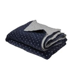 Couvre-lit Matelassé MALO Bleu Nuit -Maison Linge Magasin couvre lit matelasse MALO 007266 B20 packshot