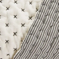 Couvre-lit Matelassé MALO Craie -Maison Linge Magasin couvre lit matelasse MALO 007266 G1 5