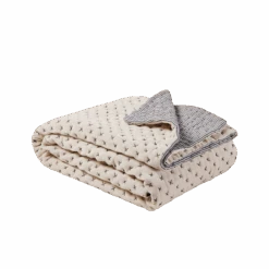 Couvre-lit Matelassé MALO Craie -Maison Linge Magasin couvre lit matelasse MALO 007266 G1 packshot