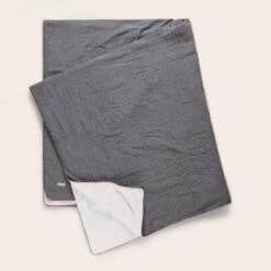 Couvre-lit DASHAN Noir Blanc Et Feston Terracota -Maison Linge Magasin couvre lit DASHAN 009037 G8 5