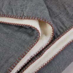 Couvre-lit DASHAN Noir Blanc Et Feston Terracota -Maison Linge Magasin couvre lit DASHAN 009037 G8 6