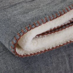 Couvre-lit DASHAN Noir Blanc Et Feston Terracota -Maison Linge Magasin couvre lit DASHAN 009037 G8 9