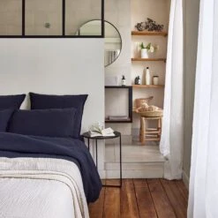 Couvre-lit ILARIO Naturel Et Feston Noir 11 Couvre-lit ILARIO Naturel Et Feston Noir -Maison Linge Magasin couvre lit ILARIO 008010 N2FG 1