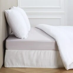 Drap Housse AURORE Beige Clair -Maison Linge Magasin drap housse AURORE 005329 N2 4