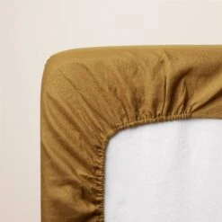 Drap Housse CARLINA Bronze -Maison Linge Magasin drap housse CARLINA 005726 M8 5