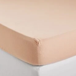 Drap Housse LOU Pêche Rosé -Maison Linge Magasin drap housse LOU 007610 R3 4
