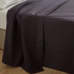 Drap Plat AURORE Gris Anthracite -Maison Linge Magasin drap plat AURORE 006330 G9 5