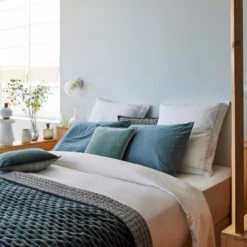 Edredon MALO Kaki Grisé -Maison Linge Magasin edredon MALO 007268 GV 2