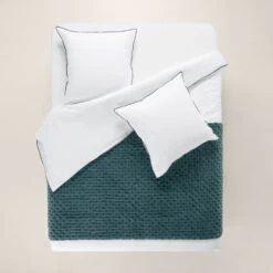 Edredon MALO Kaki Grisé -Maison Linge Magasin edredon MALO 007268 GV 5