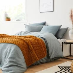 Edredon MALO Ocre -Maison Linge Magasin edredon MALO 007268 J18 3