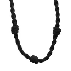 Embrasse Cablée MOANA Noir -Maison Linge Magasin embrasse cablee MOANA 007147 G10 5