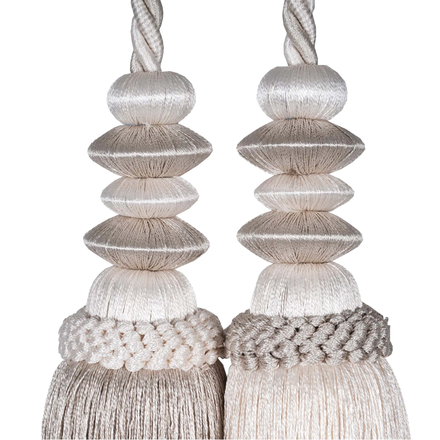 Embrasse Pompon BELLAGIO écru 5 Embrasse Pompon BELLAGIO écru – Image 5