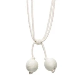 Embrasse Pompon POEHINA Beige -Maison Linge Magasin embrasse pompon POEHINA 007149 N1 5