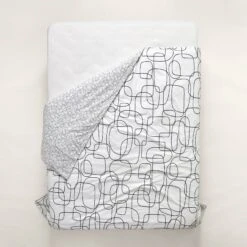 Housse De Couette ARIANA Blanc Et Noir -Maison Linge Magasin housse de couette ARIANA 007592 WG 5