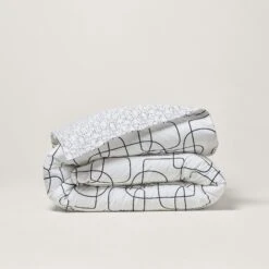 Housse De Couette ARIANA Blanc Et Noir