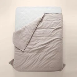 Housse De Couette CARLINA Ficelle Et Bourdon Noir -Maison Linge Magasin housse de couette CARLINA 005724 N3G 5