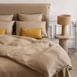 Housse De Couette CARLINA Sable Et Bourdon Noir 12 Housse De Couette CARLINA Sable Et Bourdon Noir -Maison Linge Magasin housse de couette CARLINA 005724 N4G 2