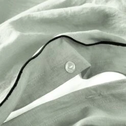 Housse De Couette CARLINA Tilleul Et Bourdon Noir -Maison Linge Magasin housse de couette CARLINA 005724 V2G 6