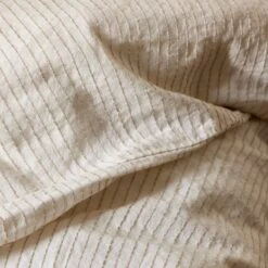 Housse De Couette ELIE Ivoire Et Naturel -Maison Linge Magasin housse de couette ELIE 009168 WN 2