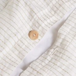 Housse De Couette ELIE Ivoire Et Naturel -Maison Linge Magasin housse de couette ELIE 009168 WN 6