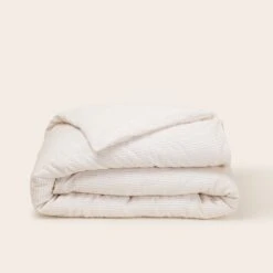 Housse De Couette ELIE Ivoire Et Naturel