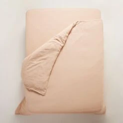 Housse De Couette LOU Pêche Rosé 13 Housse De Couette LOU Pêche Rosé -Maison Linge Magasin housse de couette LOU 007611 R3 5