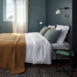 Housse De Couette LOU Blanc Coton -Maison Linge Magasin housse de couette LOU 007611 W 3