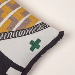 Housse De Coussin AIYANA Naturel Et Cobalt 12 Housse De Coussin AIYANA Naturel Et Cobalt -Maison Linge Magasin housse de coussin AIYANA 008441 NB CM 5