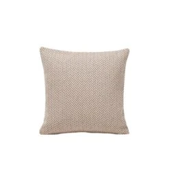 Housse De Coussin ALEJANDRO écru Ocre Et Noir -Maison Linge Magasin housse de coussin ALEJANDRO 006368 NZ3 C1 packshot