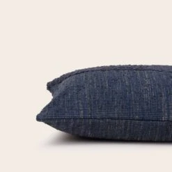 Housse De Coussin ALPESIE Bleu Crépusculaire -Maison Linge Magasin housse de coussin ALPESIE 009000 B20 C8 6