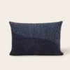 Housse De Coussin ALPESIE Bleu Crépusculaire