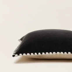 Housse De Coussin ANJALI Carbone 15 Housse De Coussin ANJALI Carbone -Maison Linge Magasin housse de coussin ANJALI 007866 G9 C1 6