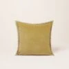 Housse De Coussin ANJALI Jaune Indien Et Naturel
