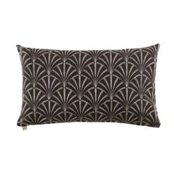 Housse De Coussin ARDECO Noir Et Nickel 13 Housse De Coussin ARDECO Noir Et Nickel -Maison Linge Magasin housse de coussin ARDECO 006374 GN CM packshot