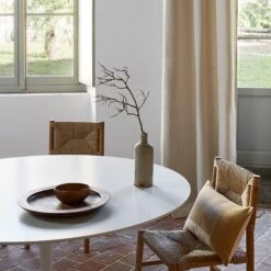 Housse De Coussin AREZ Jaune Maïs Et Sienne -Maison Linge Magasin housse de coussin AREZ 008425 JO CM 10