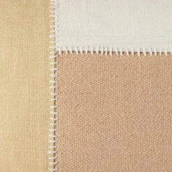 Housse De Coussin AREZ Jaune Maïs Et Sienne -Maison Linge Magasin housse de coussin AREZ 008425 JO CM 7