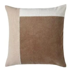 Housse De Coussin AREZ Naturel Et Brun -Maison Linge Magasin housse de coussin AREZ 008425 NM C4 packshot