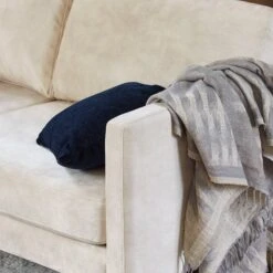 Housse De Coussin BAZYL Bleu Noir 11 Housse De Coussin BAZYL Bleu Noir -Maison Linge Magasin housse de coussin BAZYL 008276 B20 C1 1